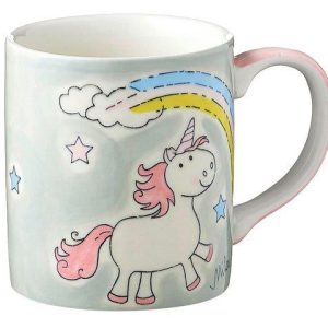 Mila Magic Beauty Becher – 280 ml – Tasse – Henkelbecher – Keramik – Einhorn Becher
