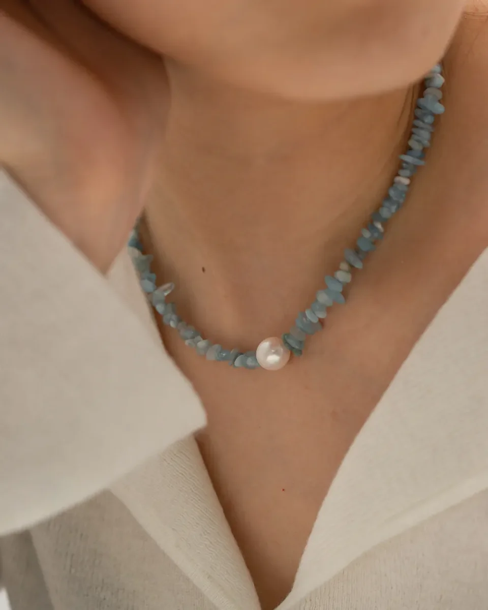 SKY PEARL HALSKETTE – Bild 5