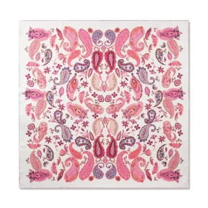 Premium Tuch aus reiner Seide mit Paisleymuster