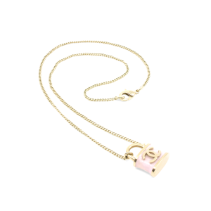 CHANEL 18P Padlock Necklace