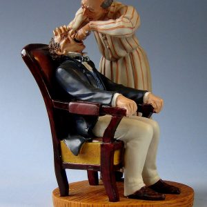 Honoré Daumier Skulptur Zahnarzt – Museums Skulptur Dentist