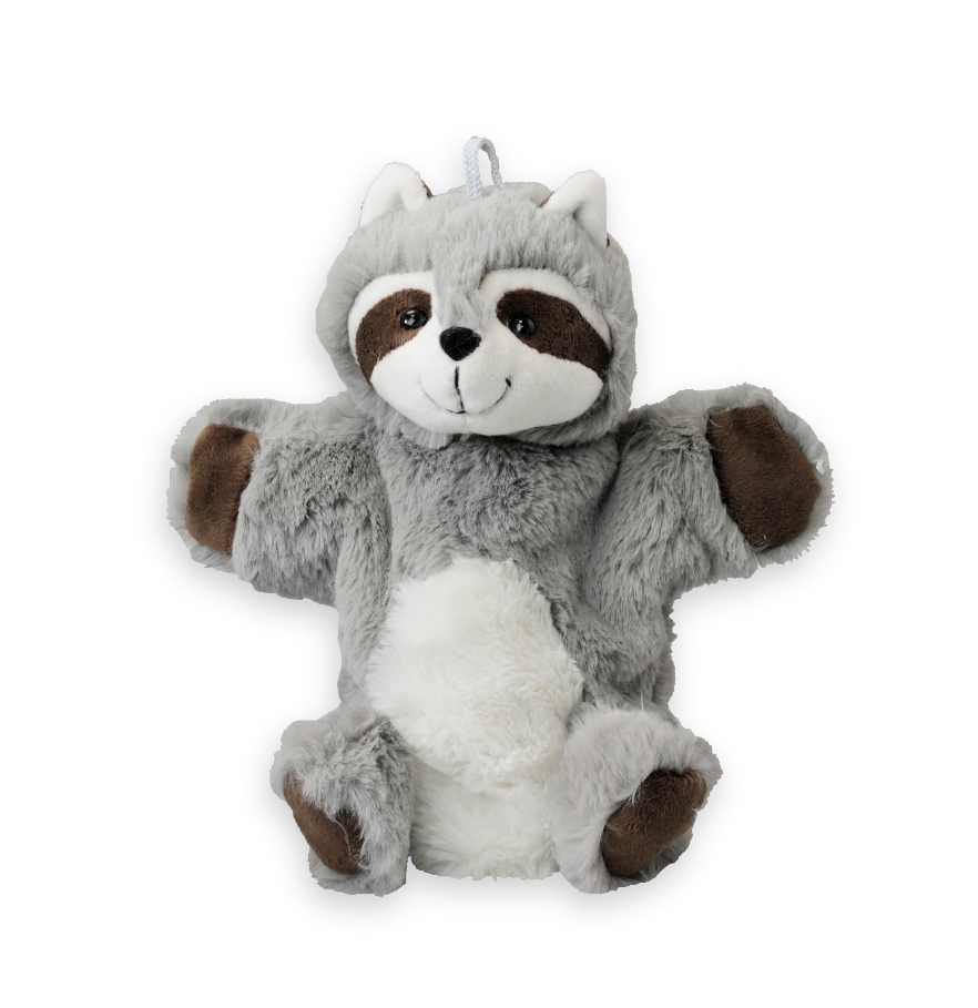 Handpuppe Waschbär Kuscheltier, Plüschtier, Schmusetier – Super Soft Plüsch