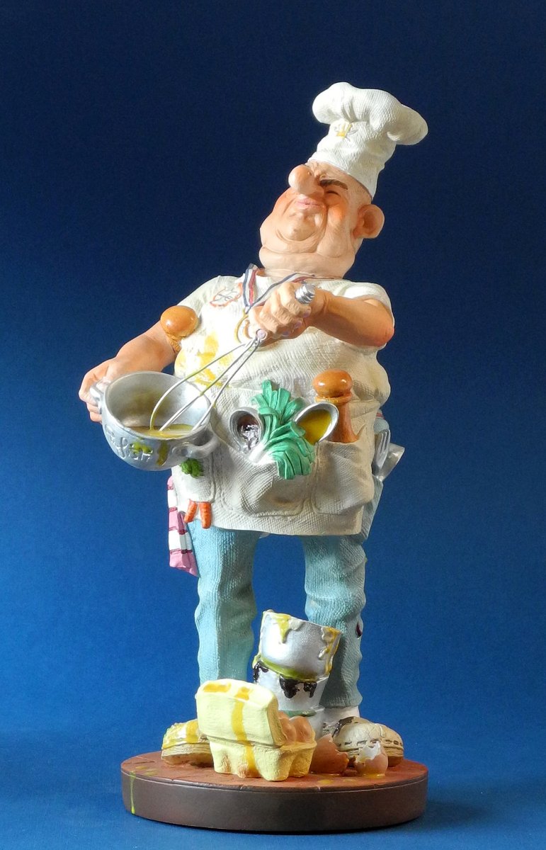 Koch Skulptur Profisti Figur Parastone Chef Koch – Küchenchef Le Cuisinier Cook – Bild 5